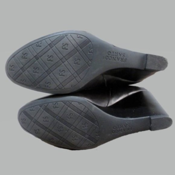 Franco Sarto 5M Black Tall Wedge Boot - Picture 3 of 4